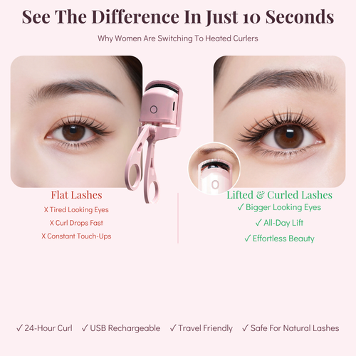 Electric Heated Eyelash Curler