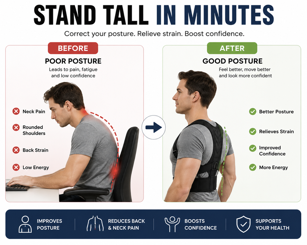 BackAlign™ Posture Corrector  Stand Taller. Feel Better Every Day.